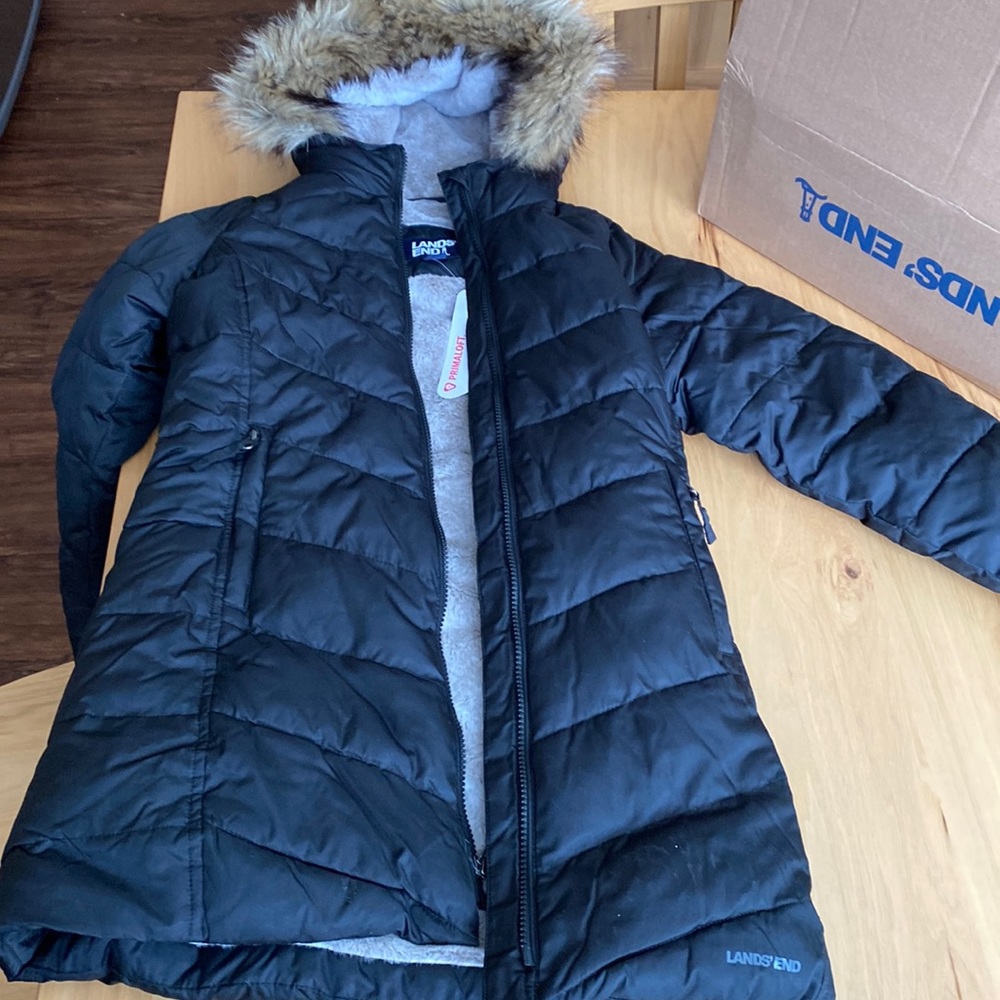 New lands end coat